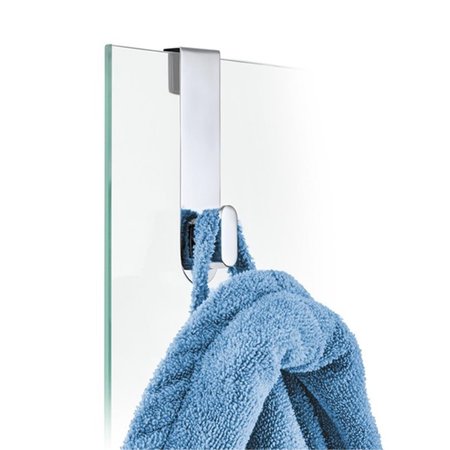 BLOMUS Blomus 68915 Glass Shower Over Door Hook Polished 68915